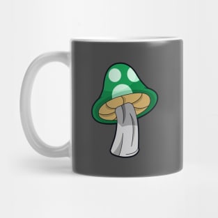 Green Mushroom Mug